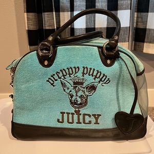 Juicy Couture Bowling Bag Dog Carrier